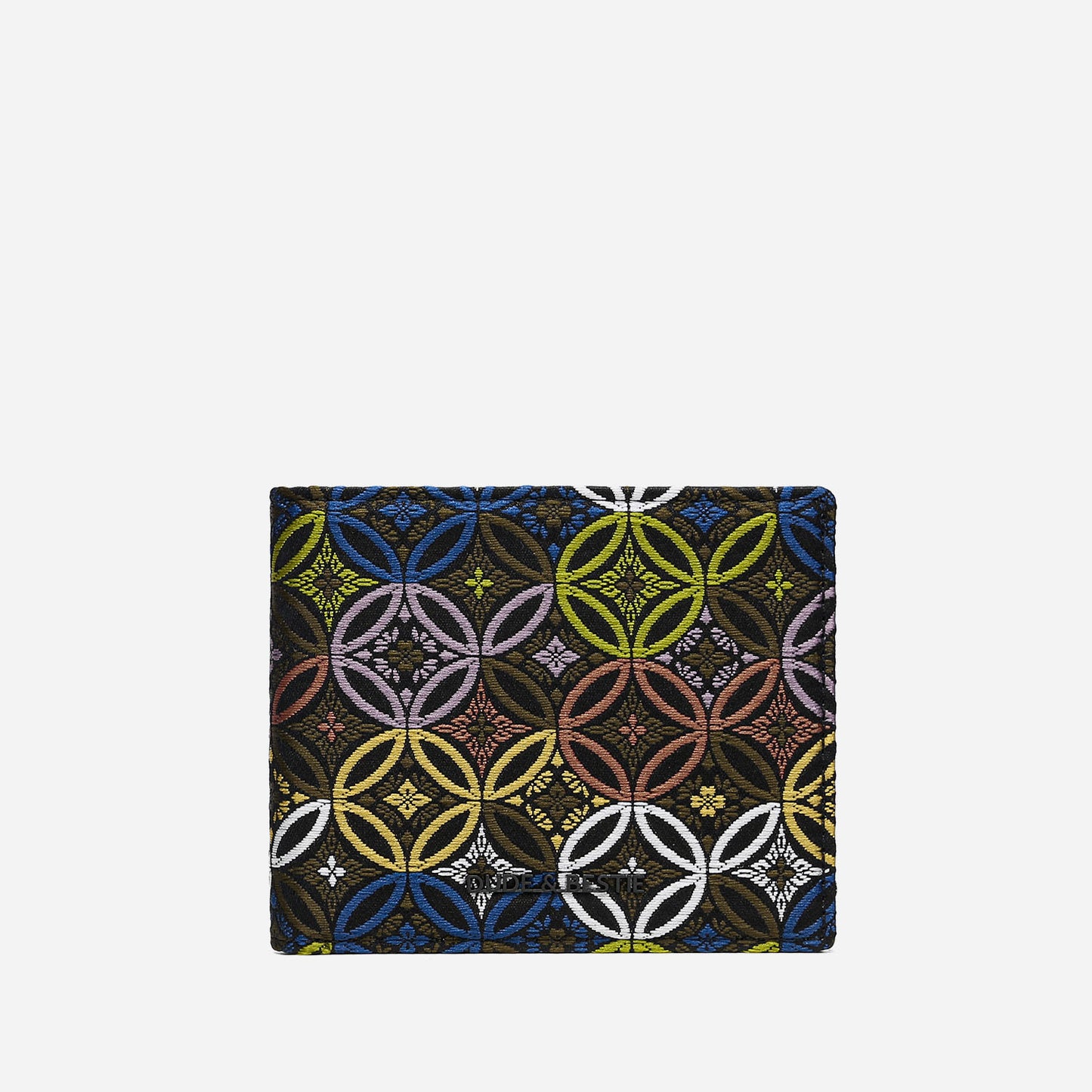 雙摺式錢包 - 七寶紋