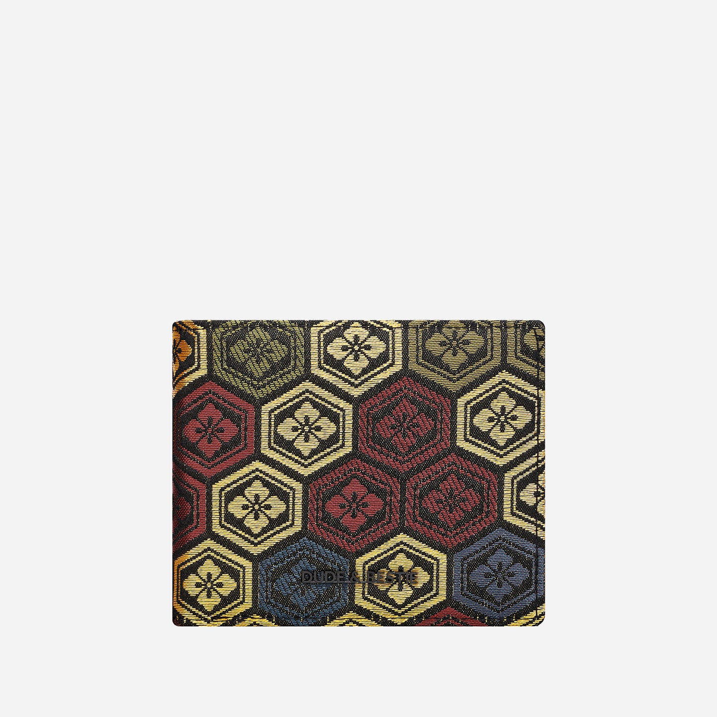 雙摺式錢包 - 龜甲花菱