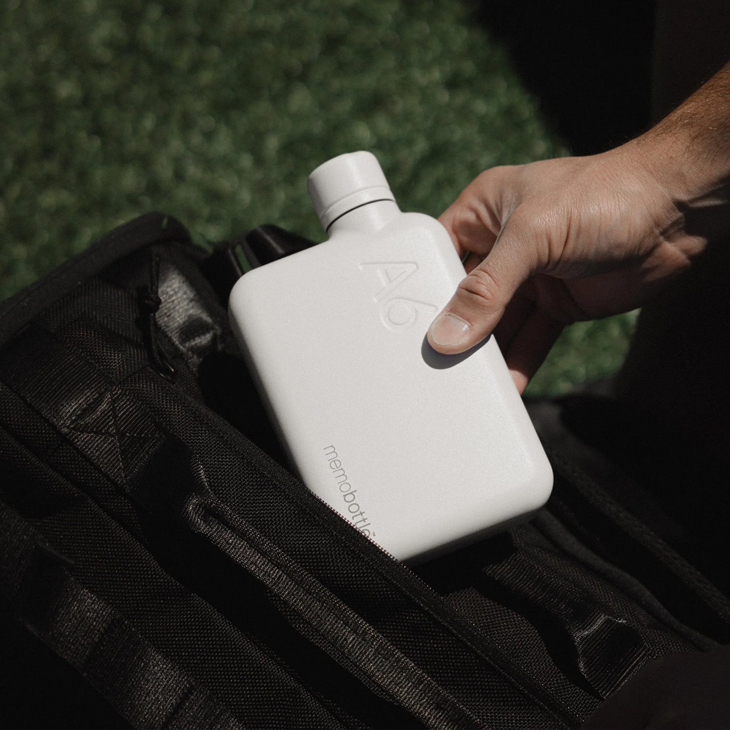 A6 memobottle (Stainless Steel) - White