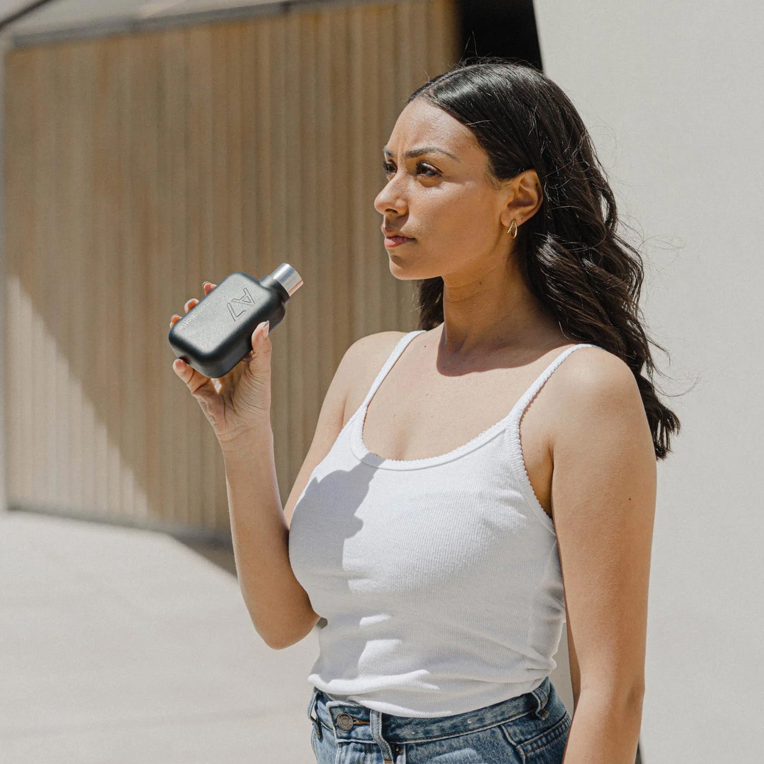 A7 memobottle (Stainless Steel) - Black