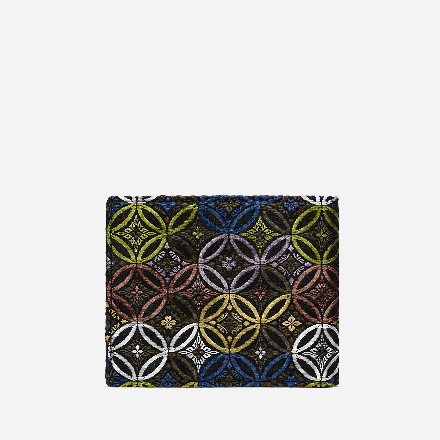 雙摺式錢包 - 七寶紋