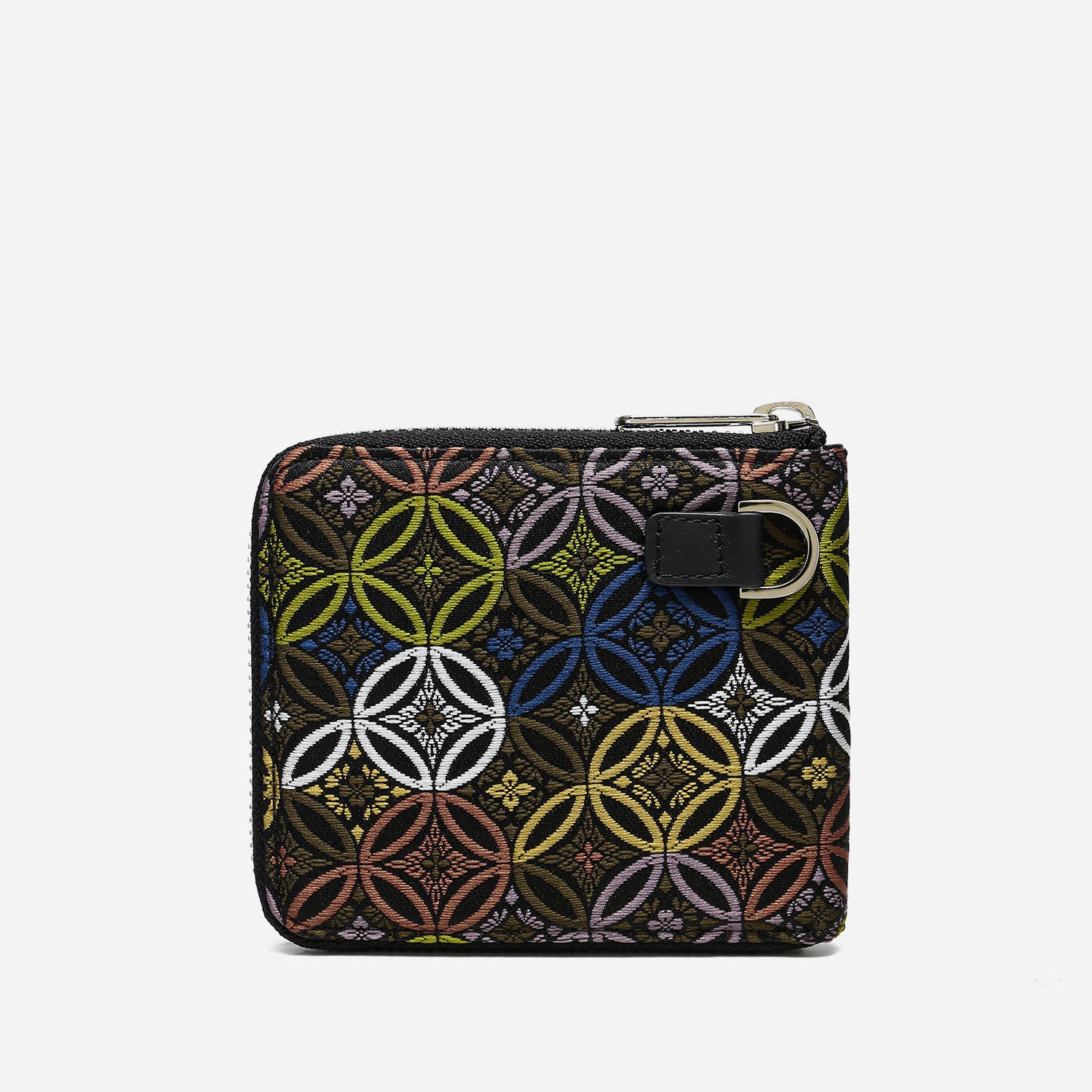 拉鏈錢包 - 七寶紋