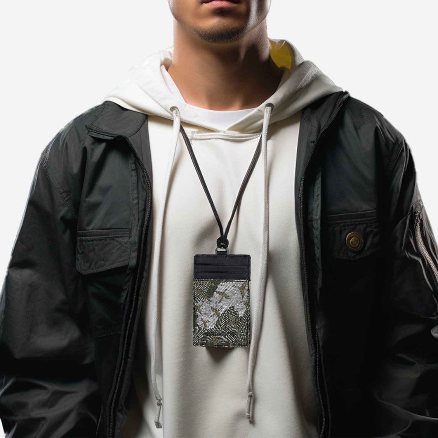 Vertical Card Holder - Nishijin-ori Edition Card Holder Dude & Bestie