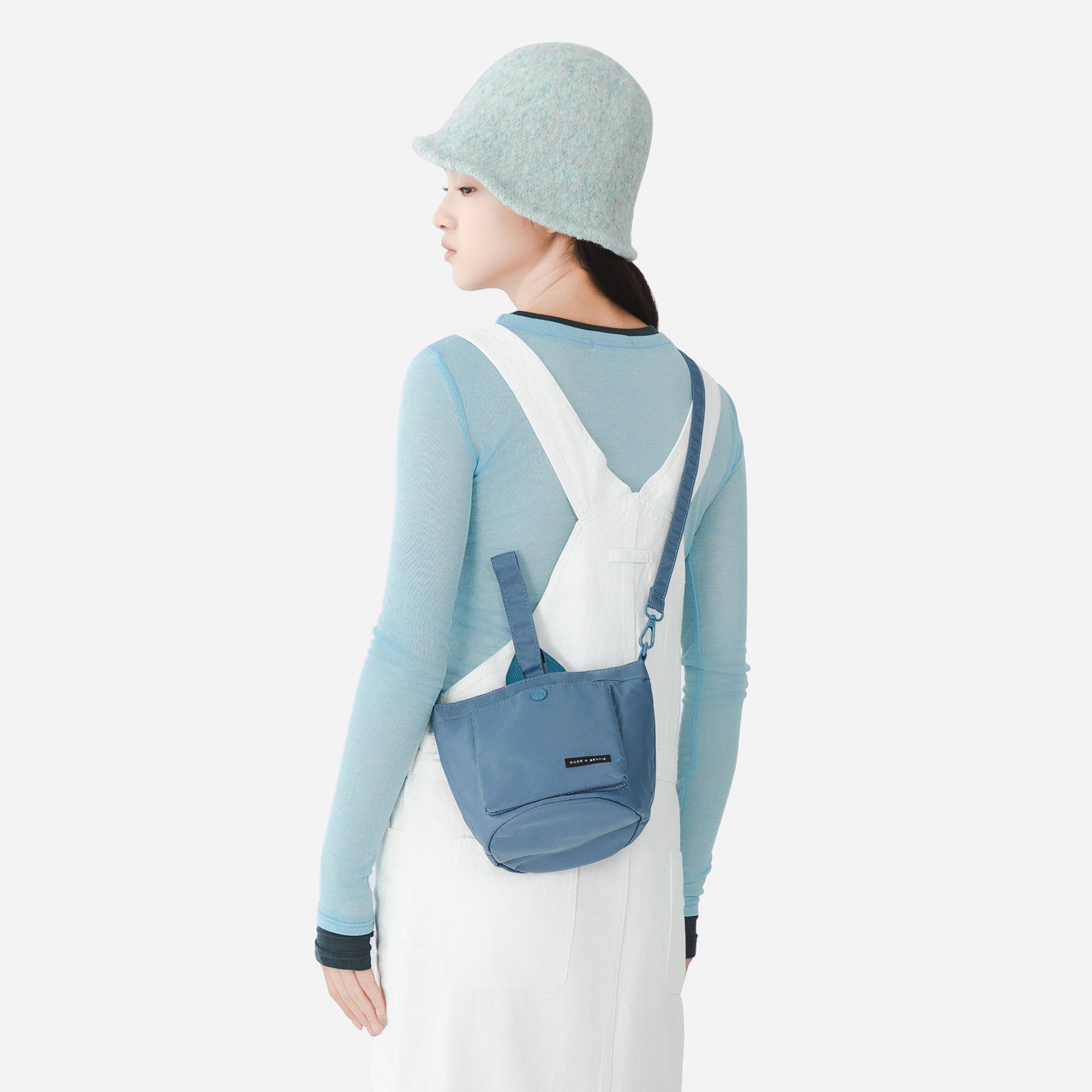 Dude & Bestie Age Bucket Bag (Steel Blue)