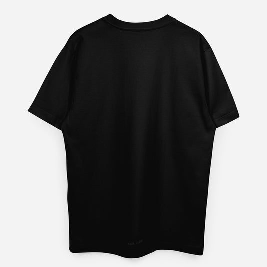 Fuiji Raijin Nishijin-ori Embroidery T-shirt Black Color