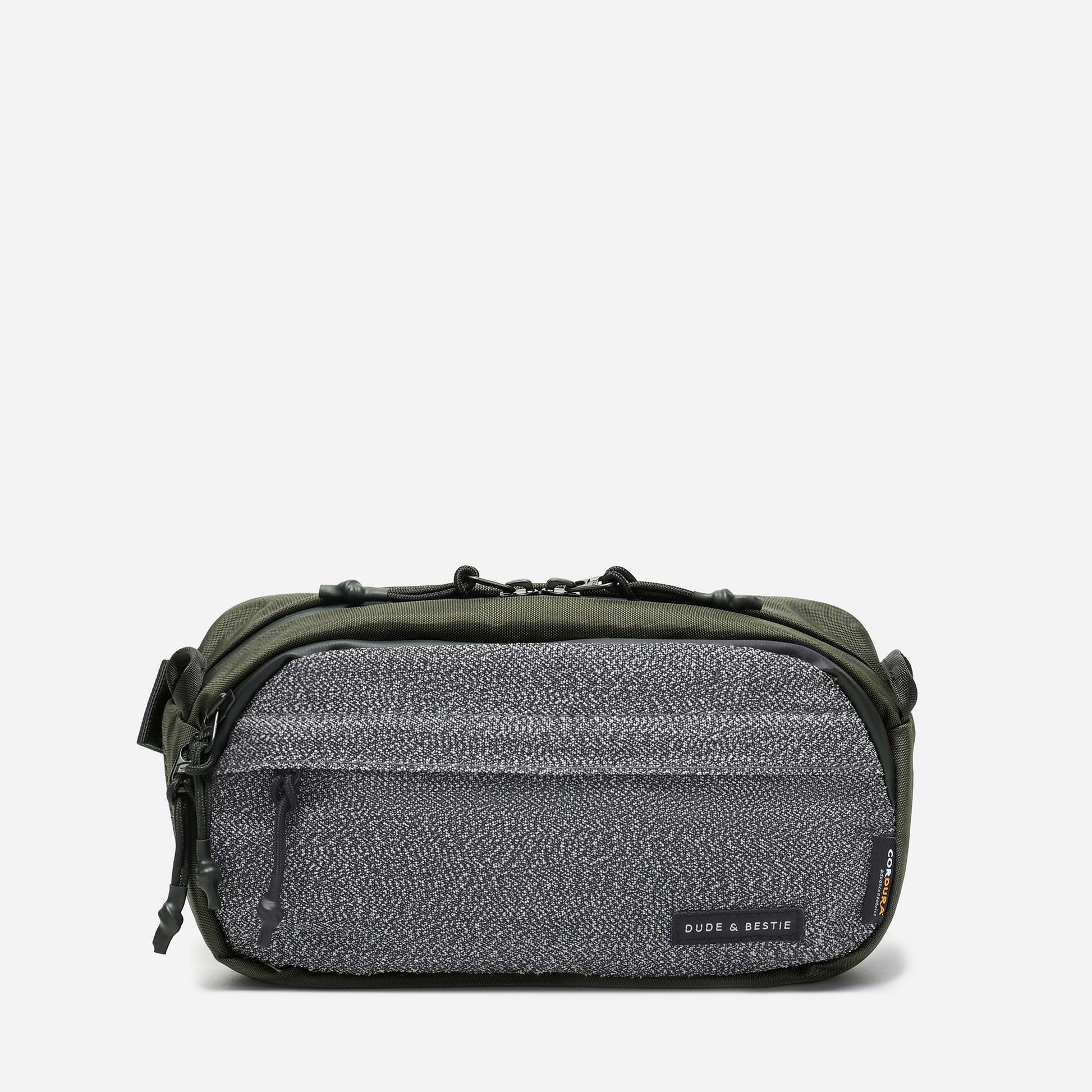 Anti-Theft Slash-Proof RFID Guard Sling Bag - Green Color
