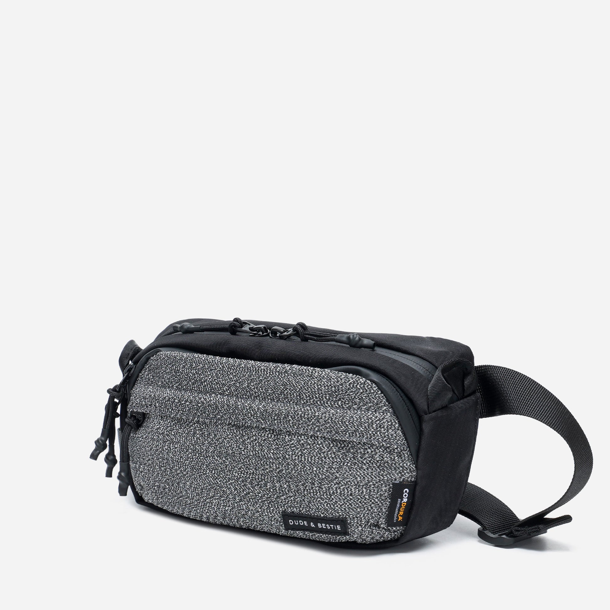 Anti-Theft Slash-Proof RFID Guard Sling Bag - Black Color