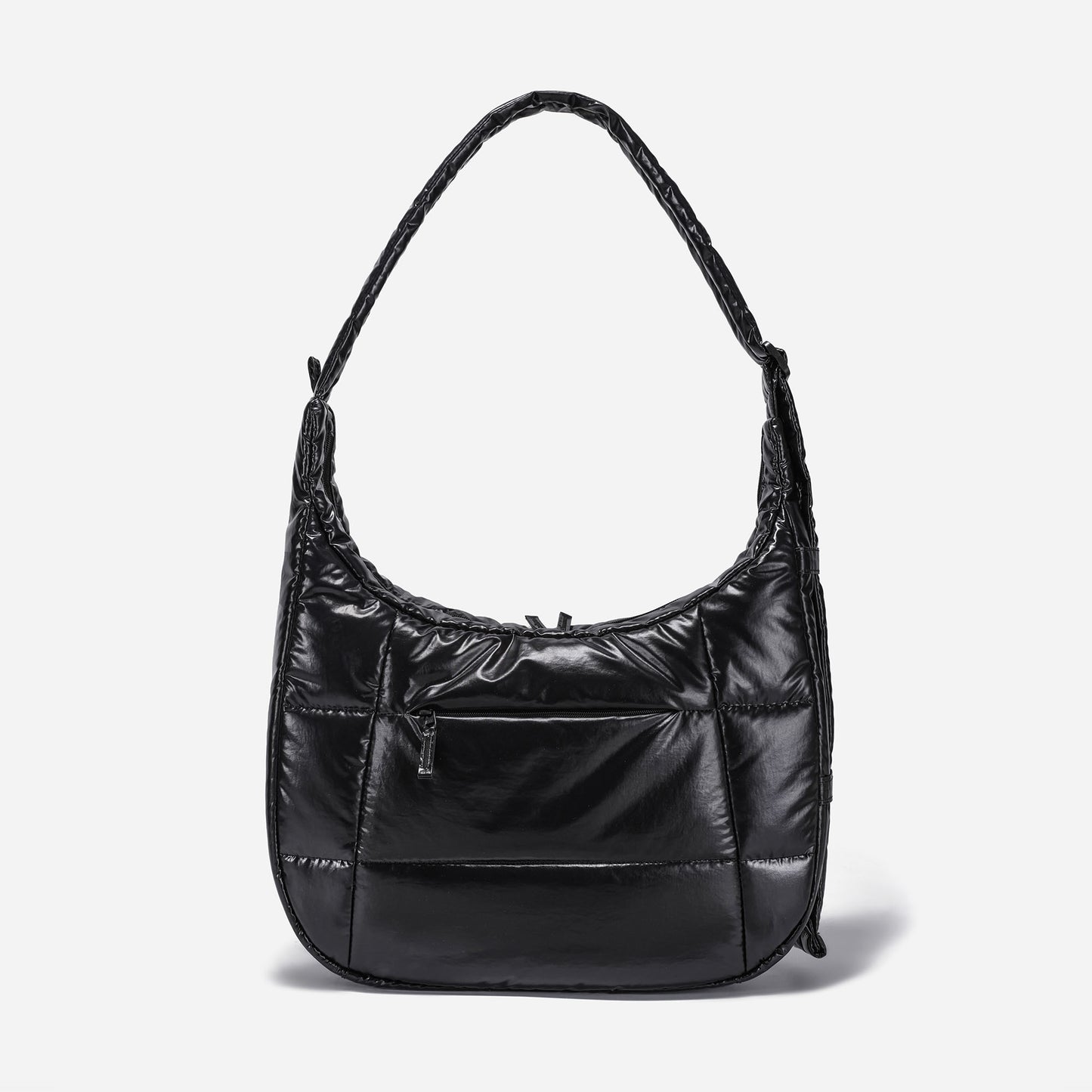 Hobo Puff Bag Polish (Black)