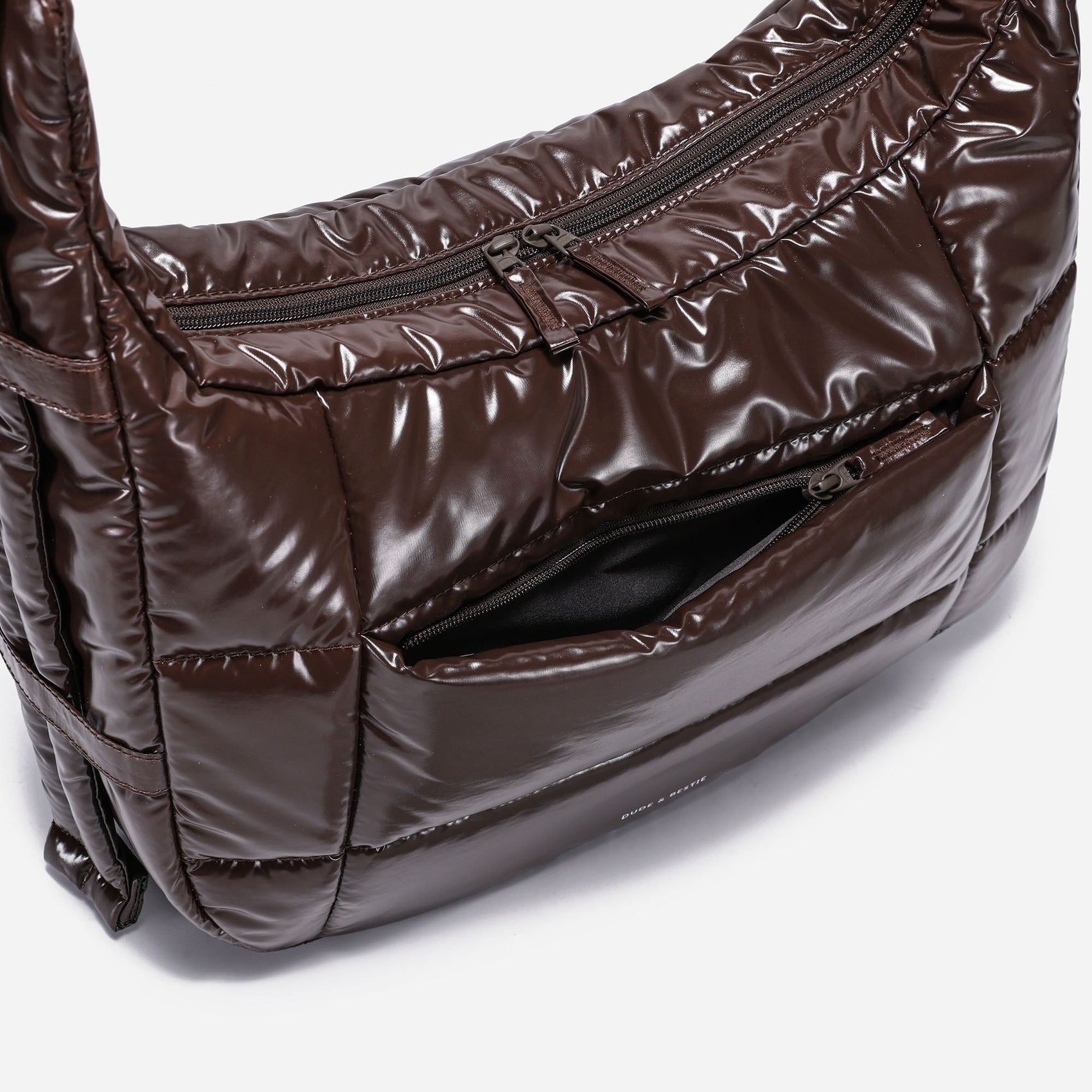 Hobo Puff Bag Polish (Brown)