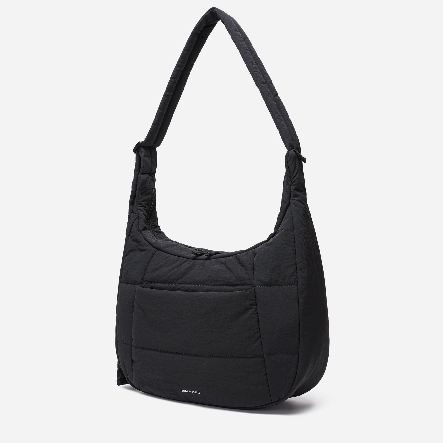 Puff Hobo Bag Crossbody Bags Dude & Bestie (Black)