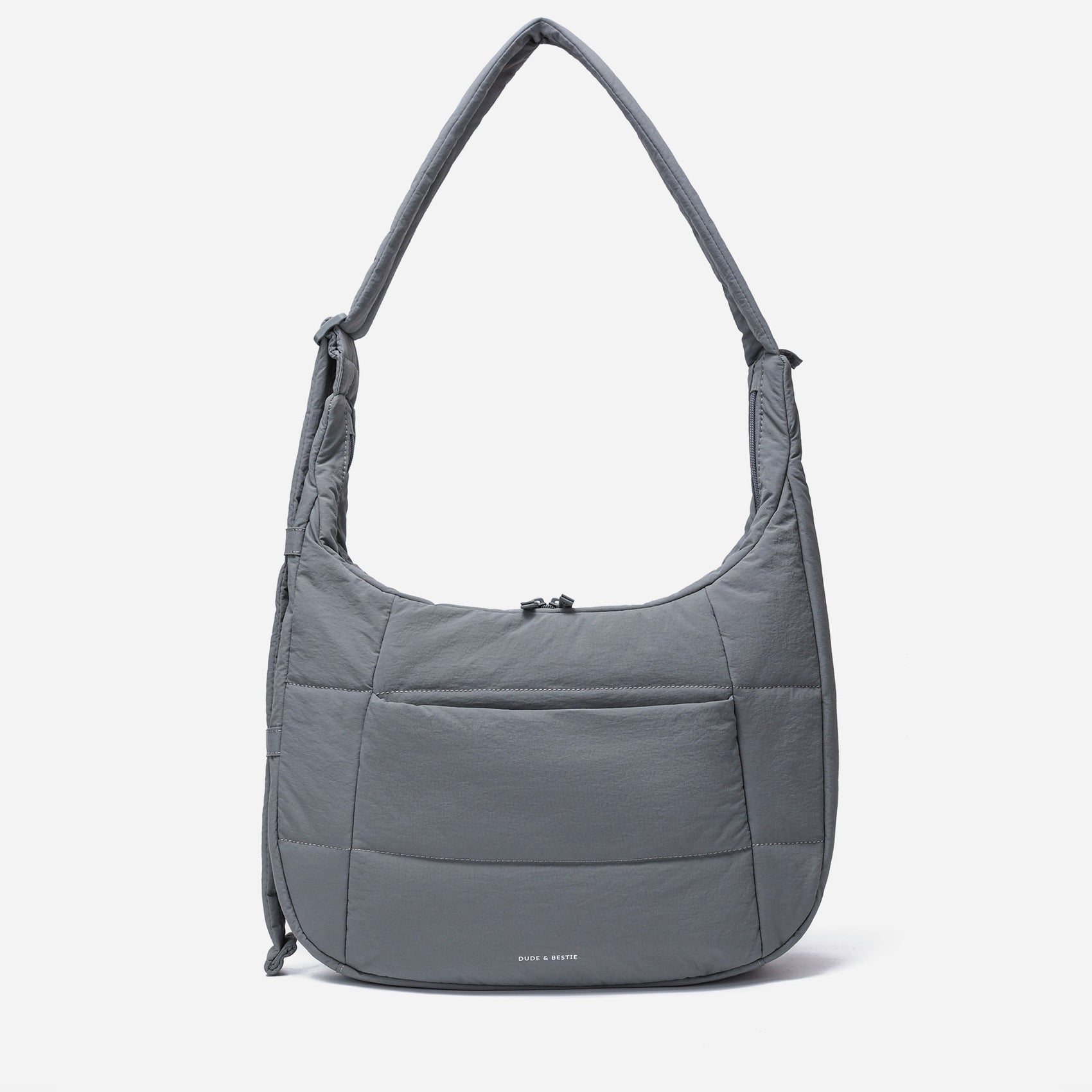 Puff Hobo Bag Crossbody Bags Dude & Bestie (Gray)