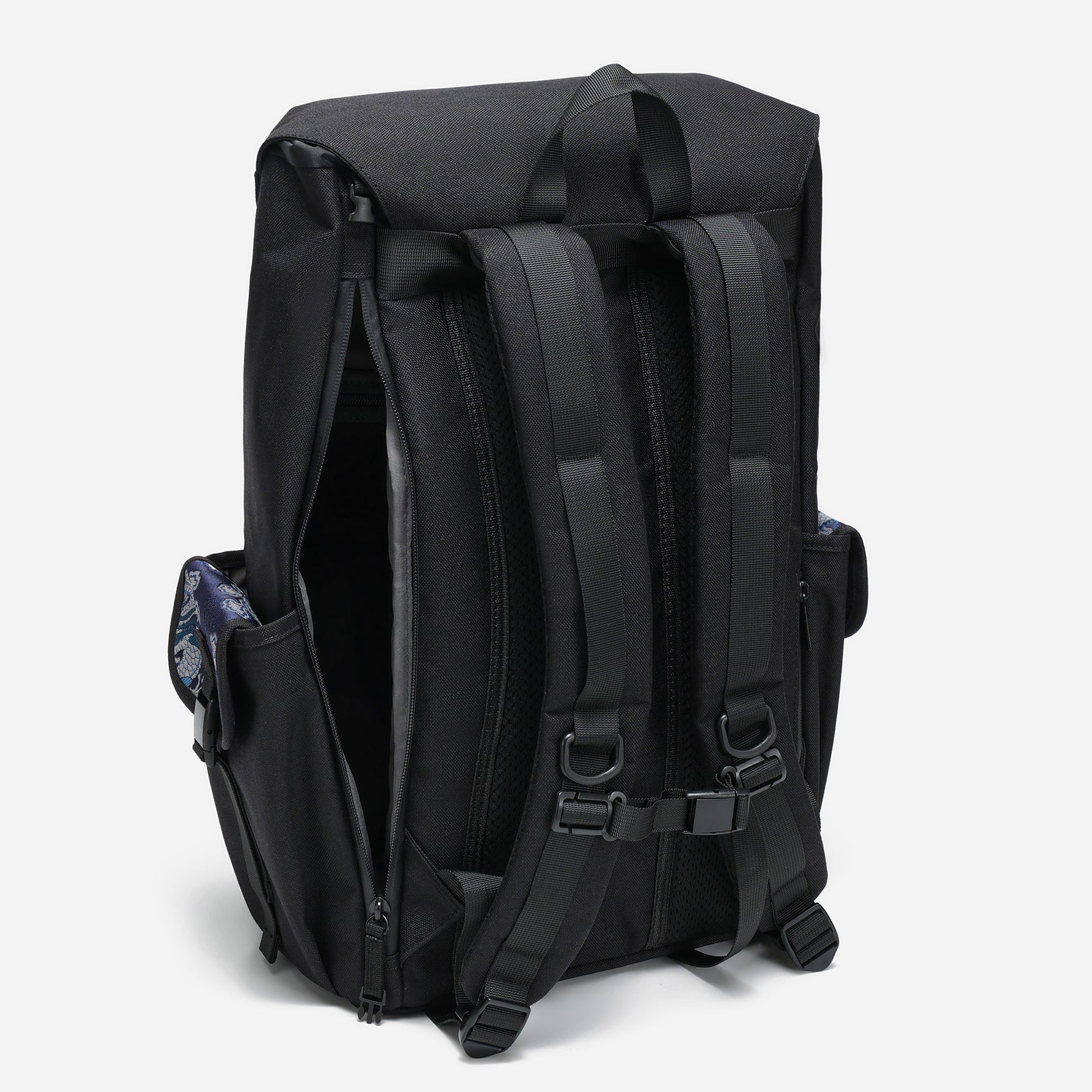 Dude & Bestie Predatir Backpack with Nishijin'ori in Ganryu Dragon Pattern detail