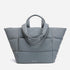 Puff Tote Bag Dude & Bestie (Cold Gray)