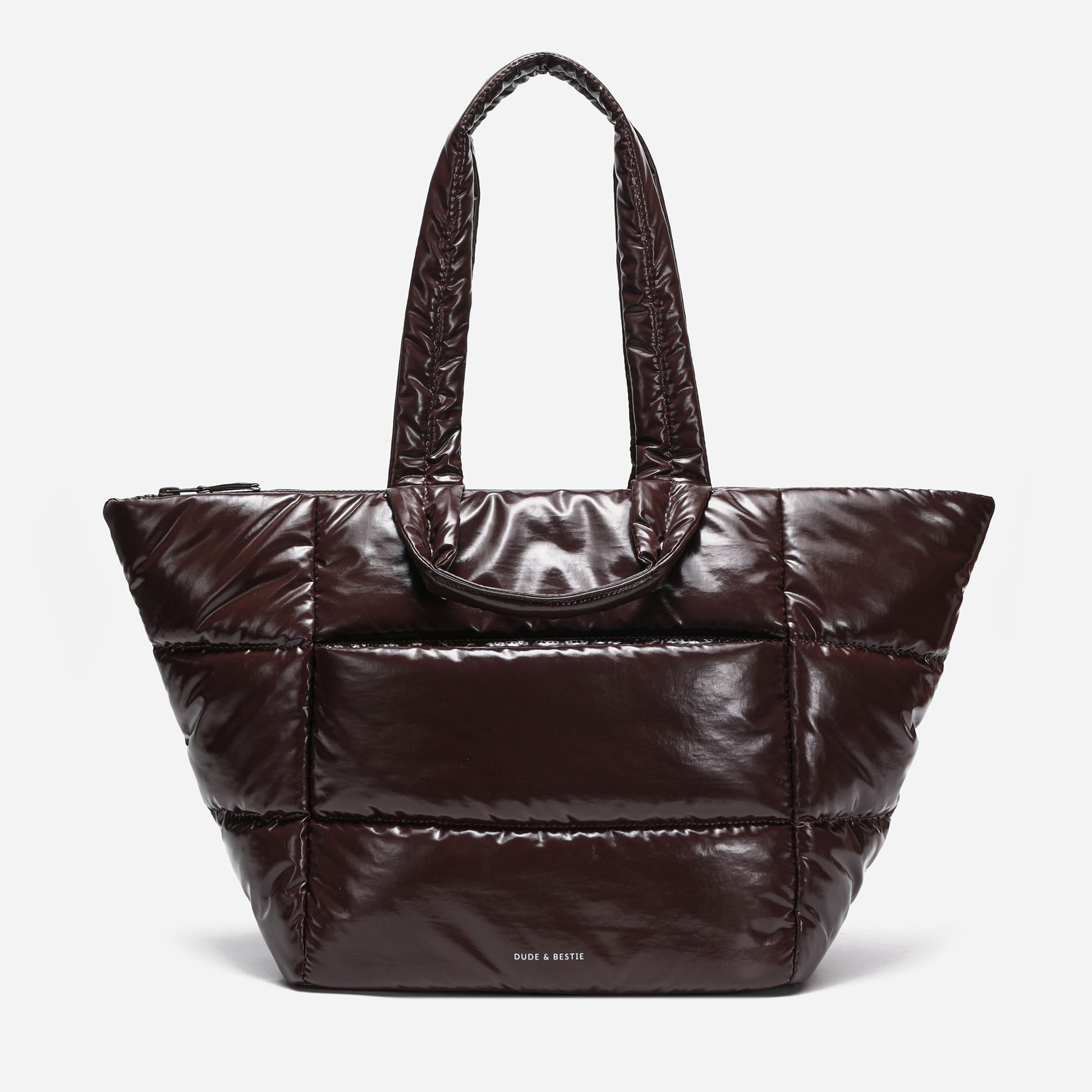 Puff Tote Polish (Brown)