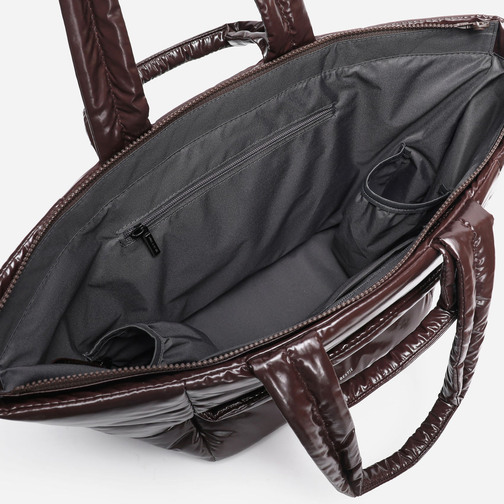 Puff Tote Polish (Brown)