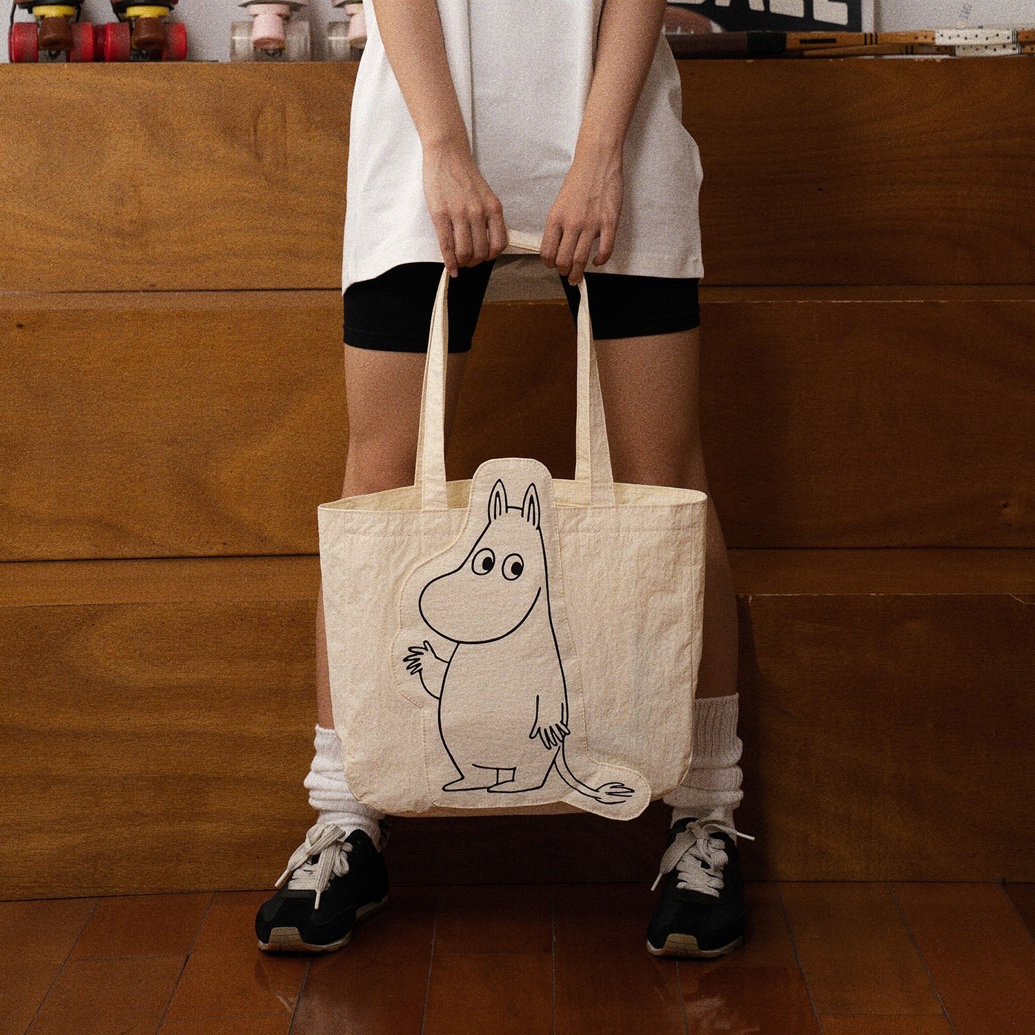 3D Tote Bag - Pinkoi x Moomin Limited Edition Tote Bags Dude & Bestie (Moomintroll)