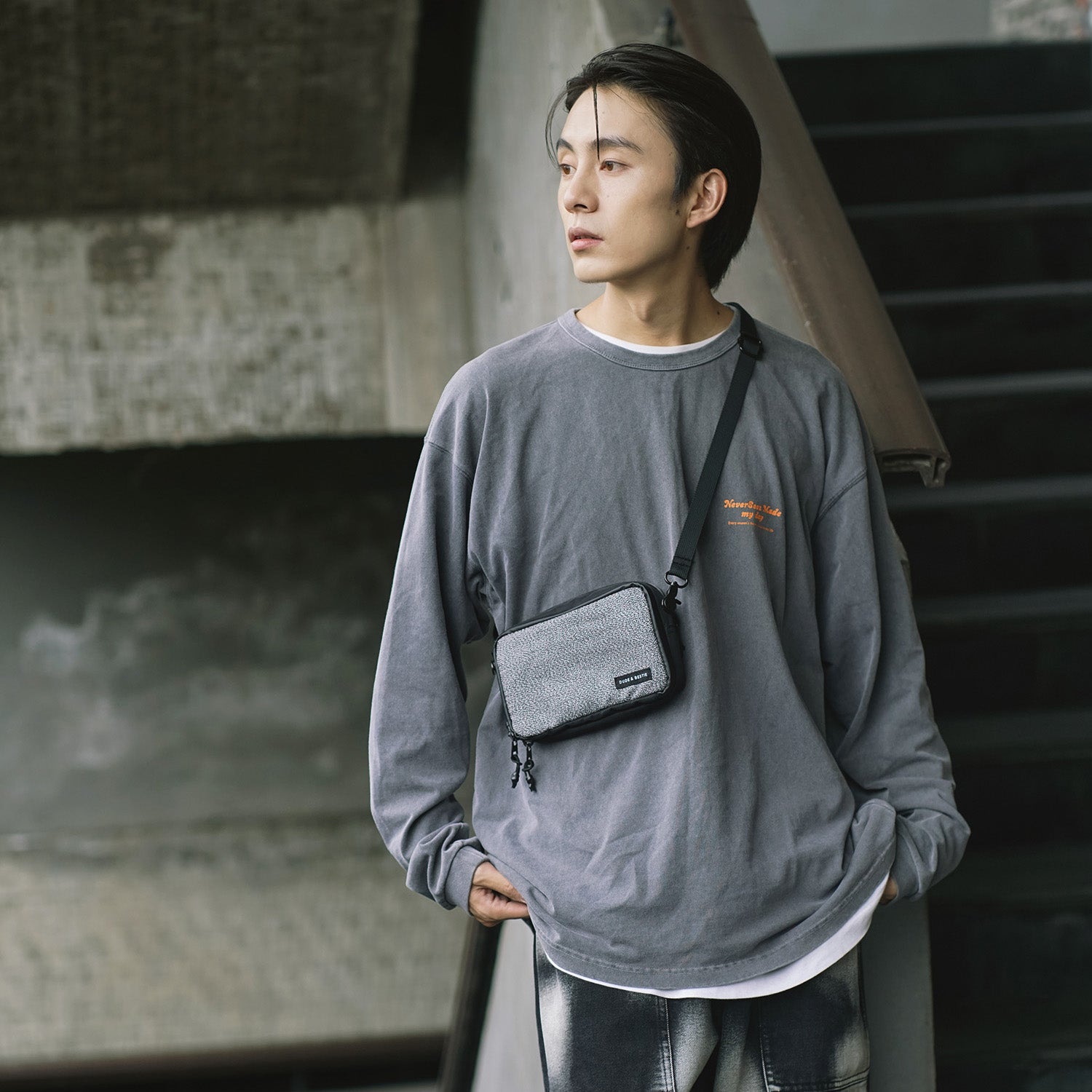 Brick Crossbody Bag (Gray)