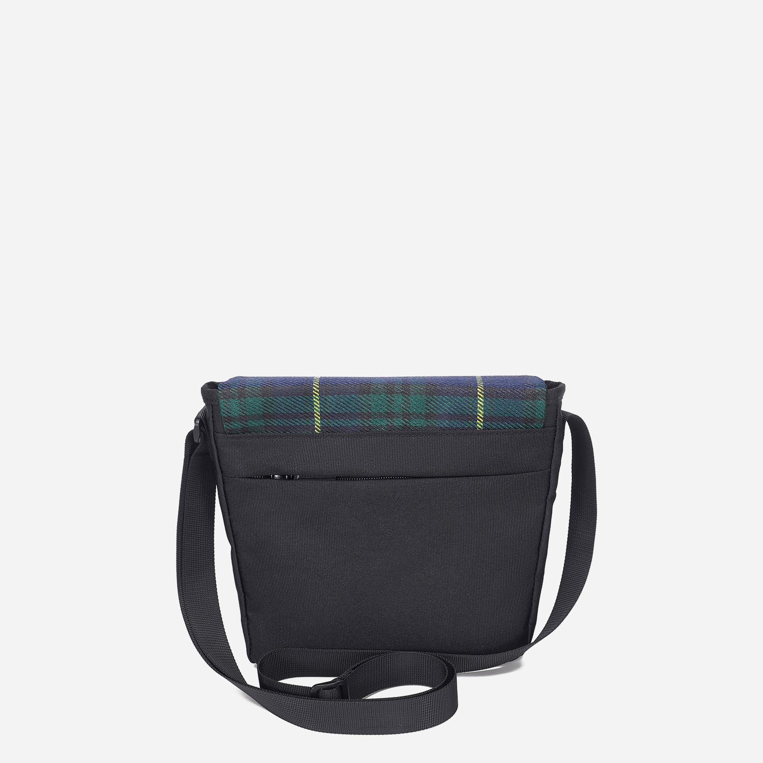 Hitch small Crossbody Bag (Blue Plaid)