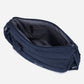 A dark navy blue woven Corduroy Puff shoulder bag by Dude & Bestie Winter 2026