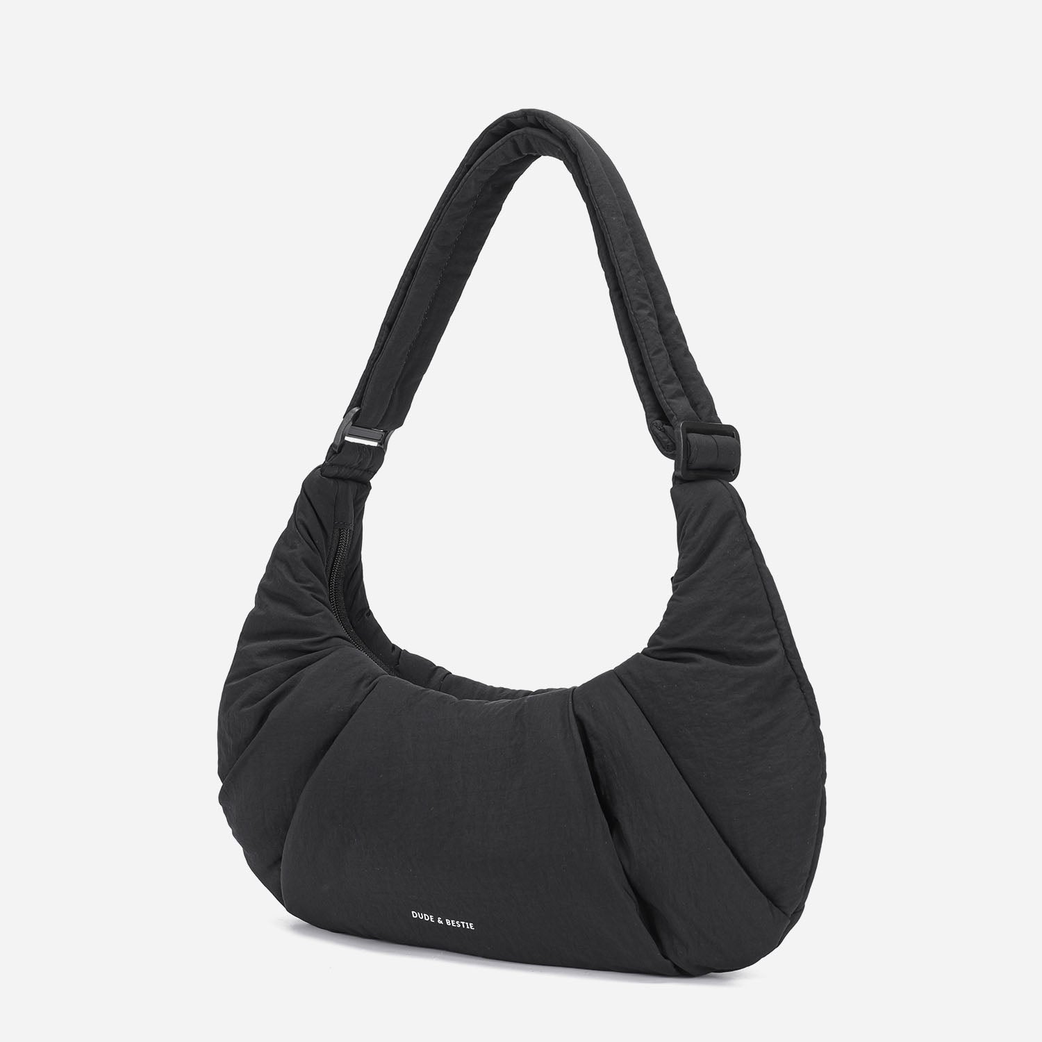 Puff Croissant Bag (Black)