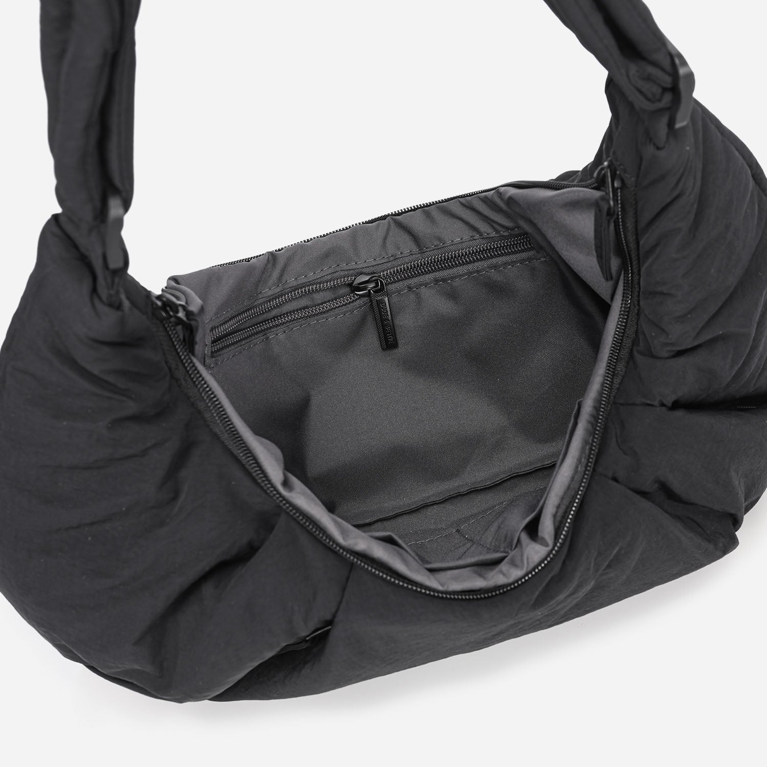 Puff Croissant Bag (Black)
