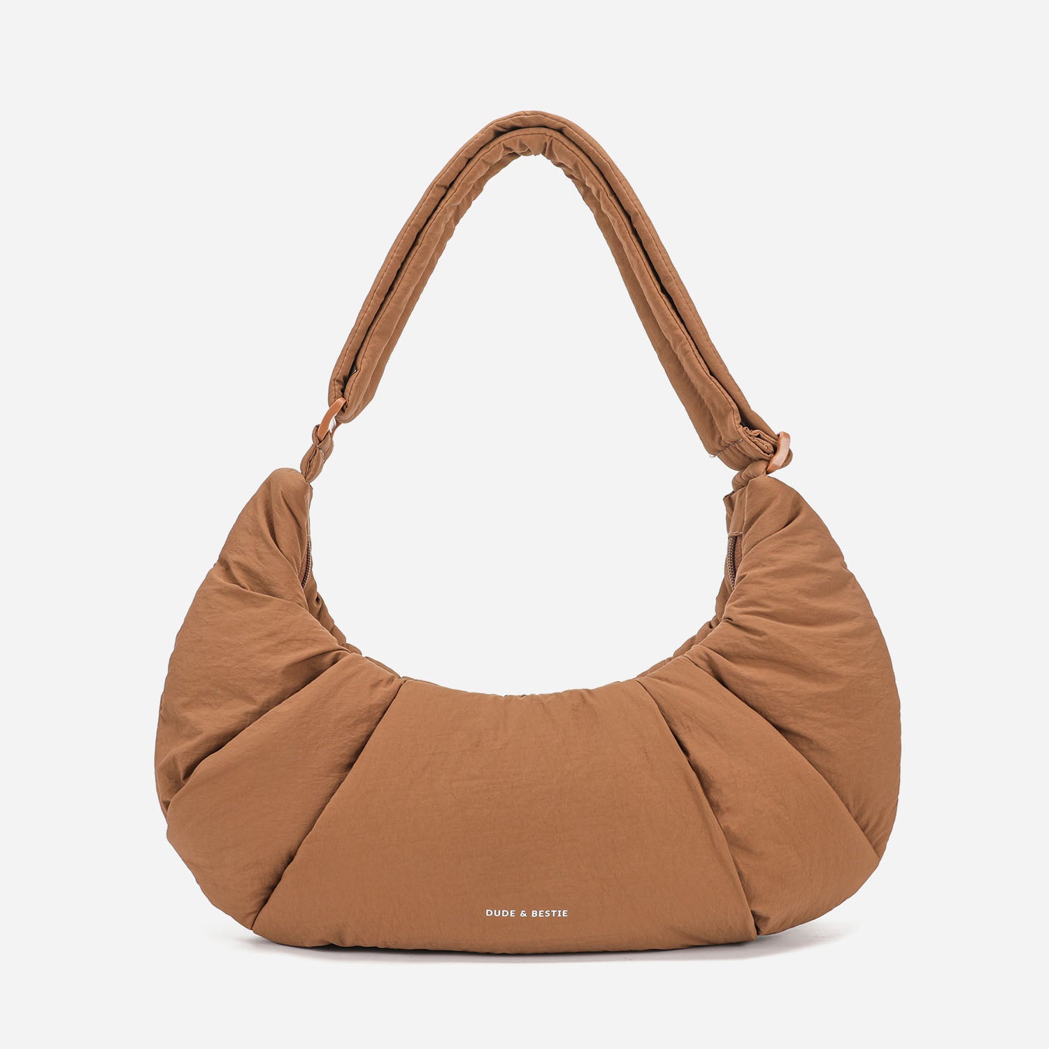 Puff Croissant Bag (Mocha Brown)