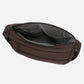 Dude & Bestie Puff Crossbody Bag In Chocolate Brown Color