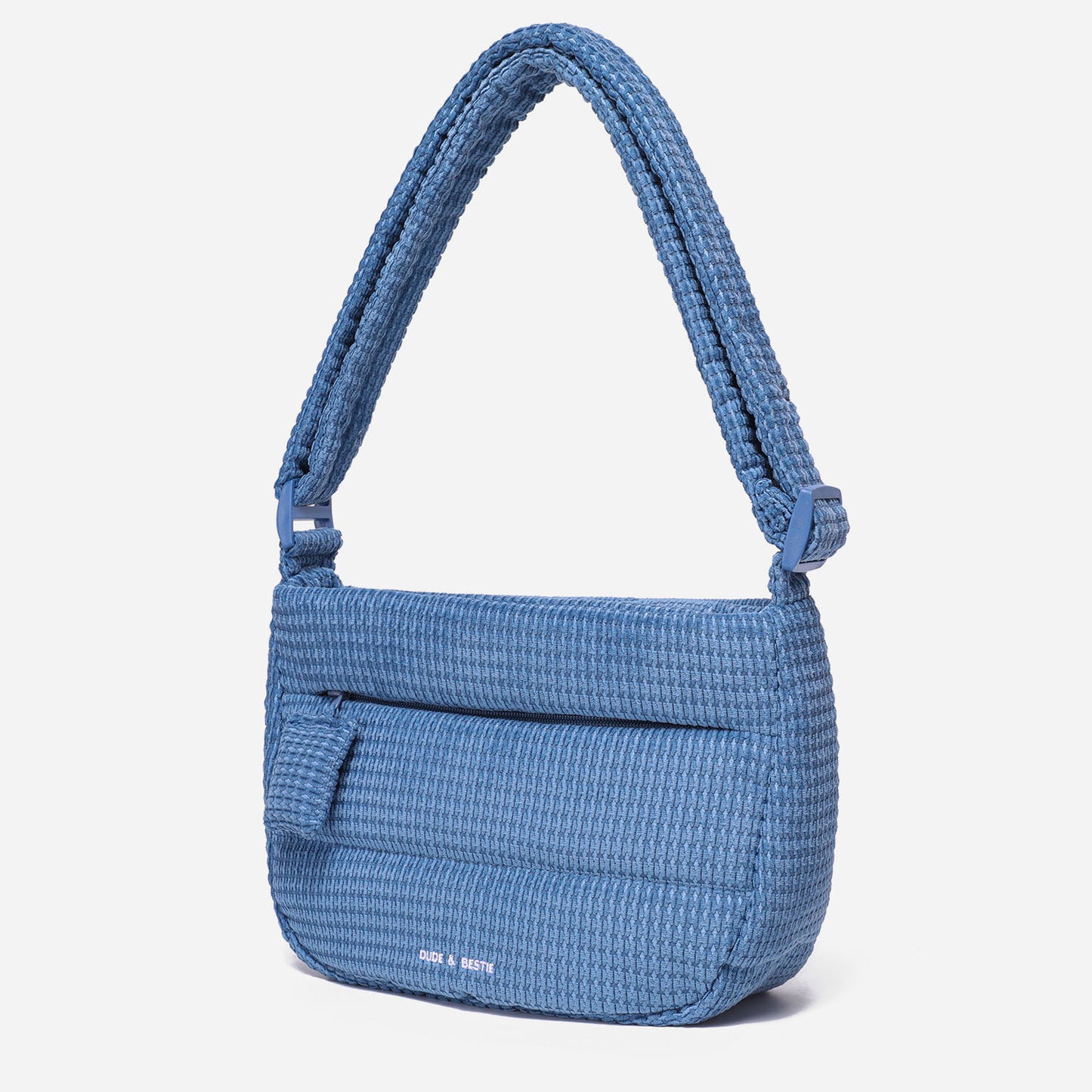 Puff Crossbody Bag Corduroy (Retro Blue)