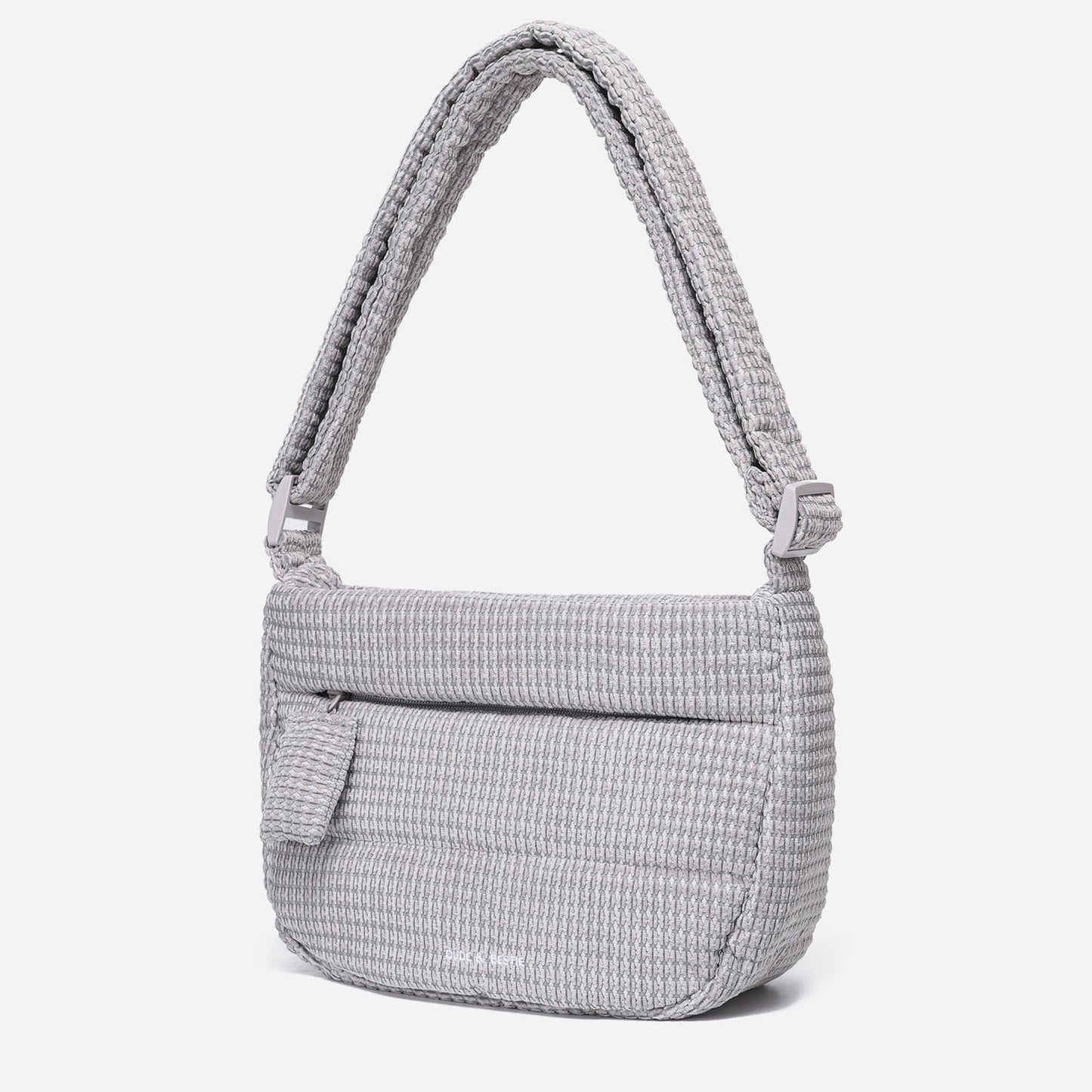 Puff Crossbody Bag Corduroy (Dove Gray)