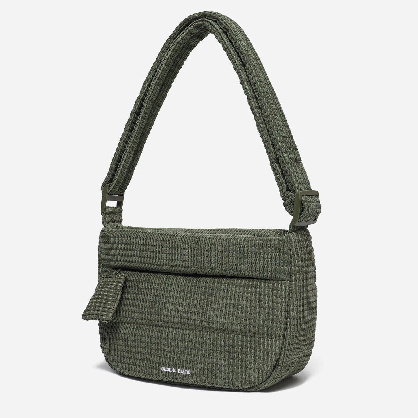 Puff Crossbody Bag Corduroy (Moss Green)