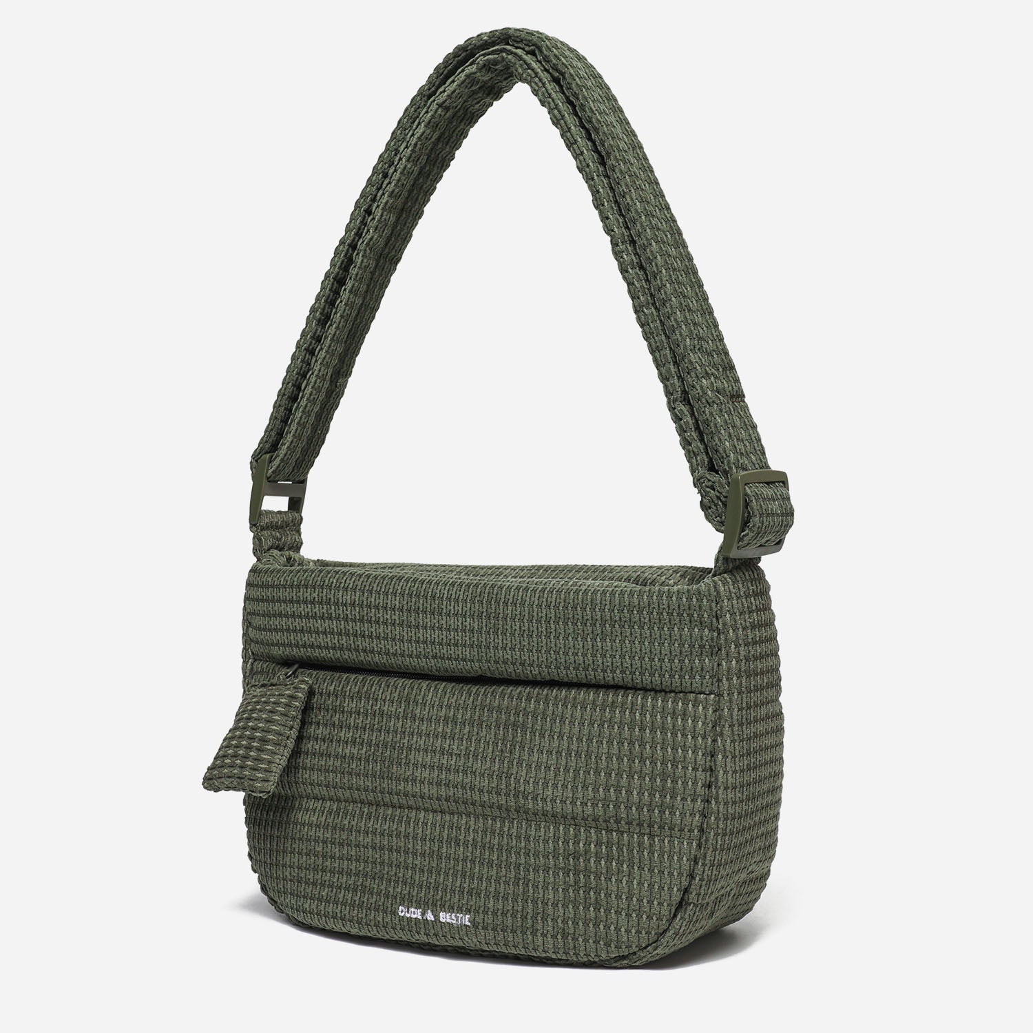 Puff Crossbody Bag Corduroy (Moss Green)