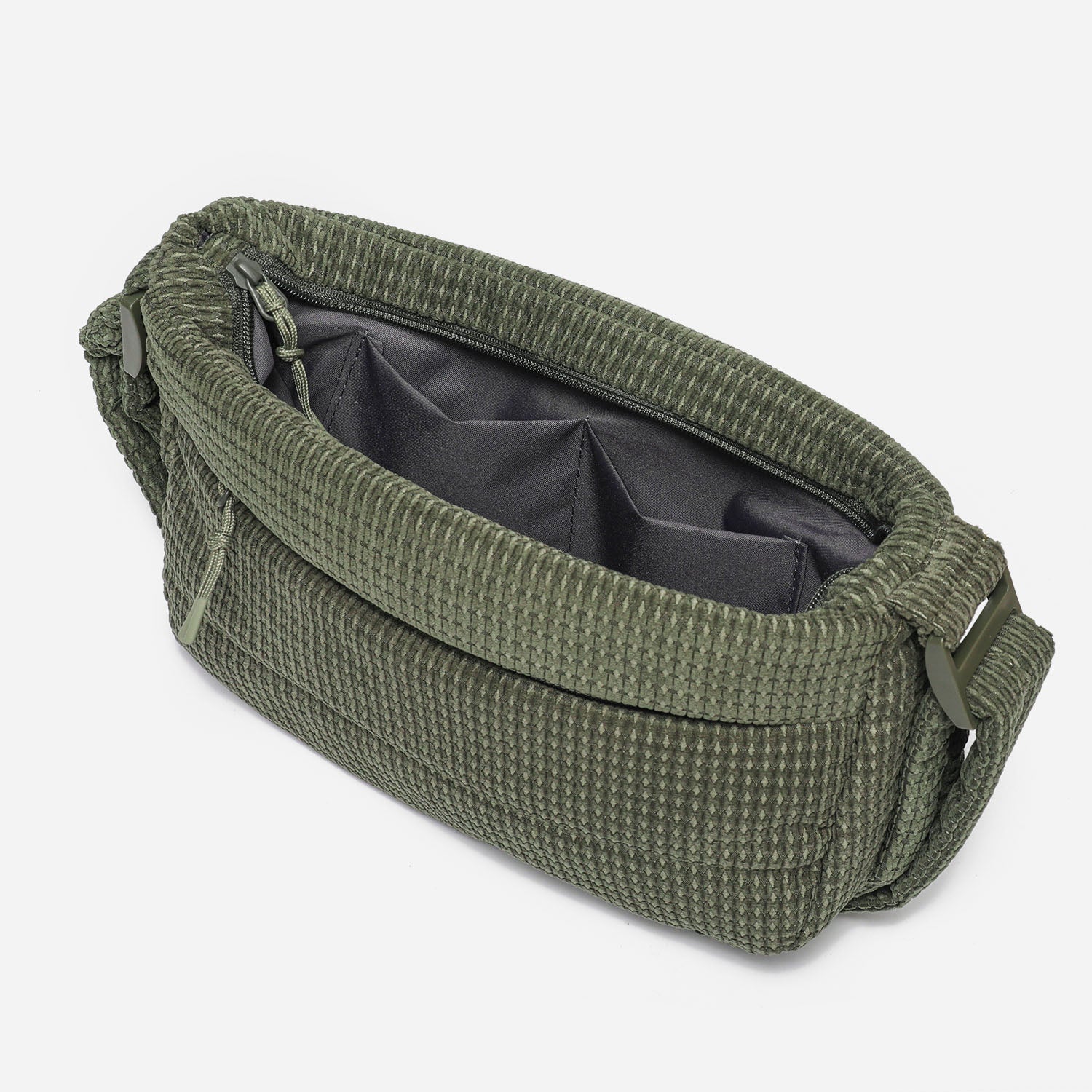 Puff Crossbody Bag Corduroy (Moss Green)