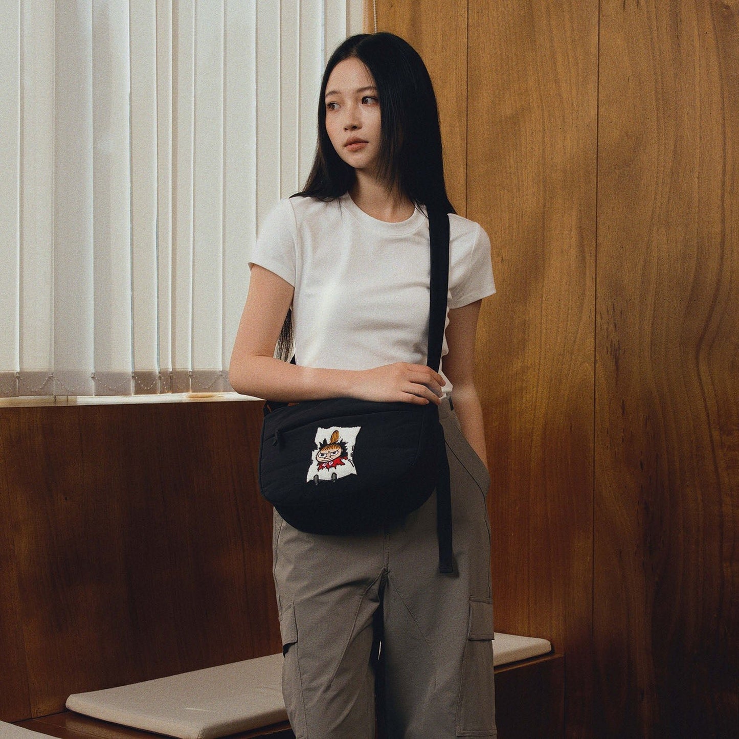 Puff Crossbody Bag - Pinkoi x Moomin Limited Edition Crossbody Bags (Little My)