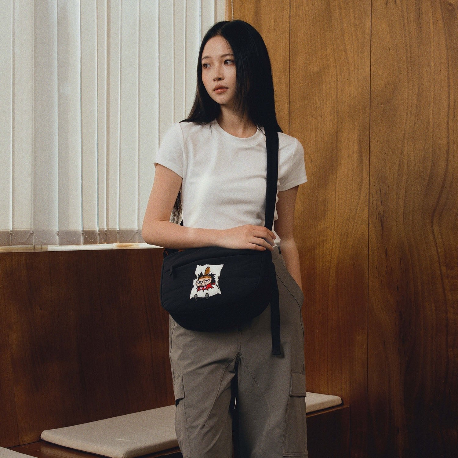 Puff Crossbody Bag - Pinkoi x Moomin Limited Edition Crossbody Bags (Little My)