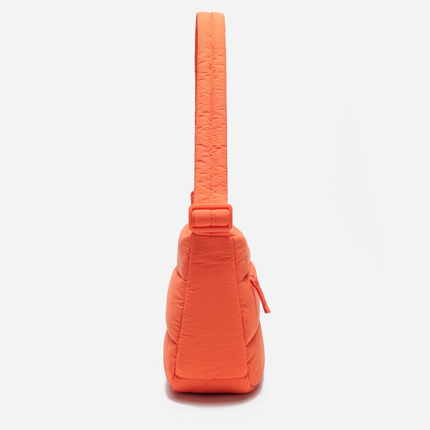Dude & Bestie Puff Crossbody Bag in Bright Orange