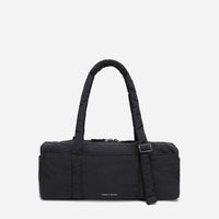 Dude & Bestie Puff Roll Baguette Bag in Black Color