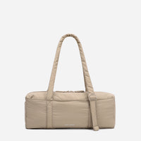 Dude & Bestie Puff Roll Baguette Bag in Sage Color