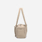 Dude & Bestie Puff Roll Baguette Bag in Sage Color