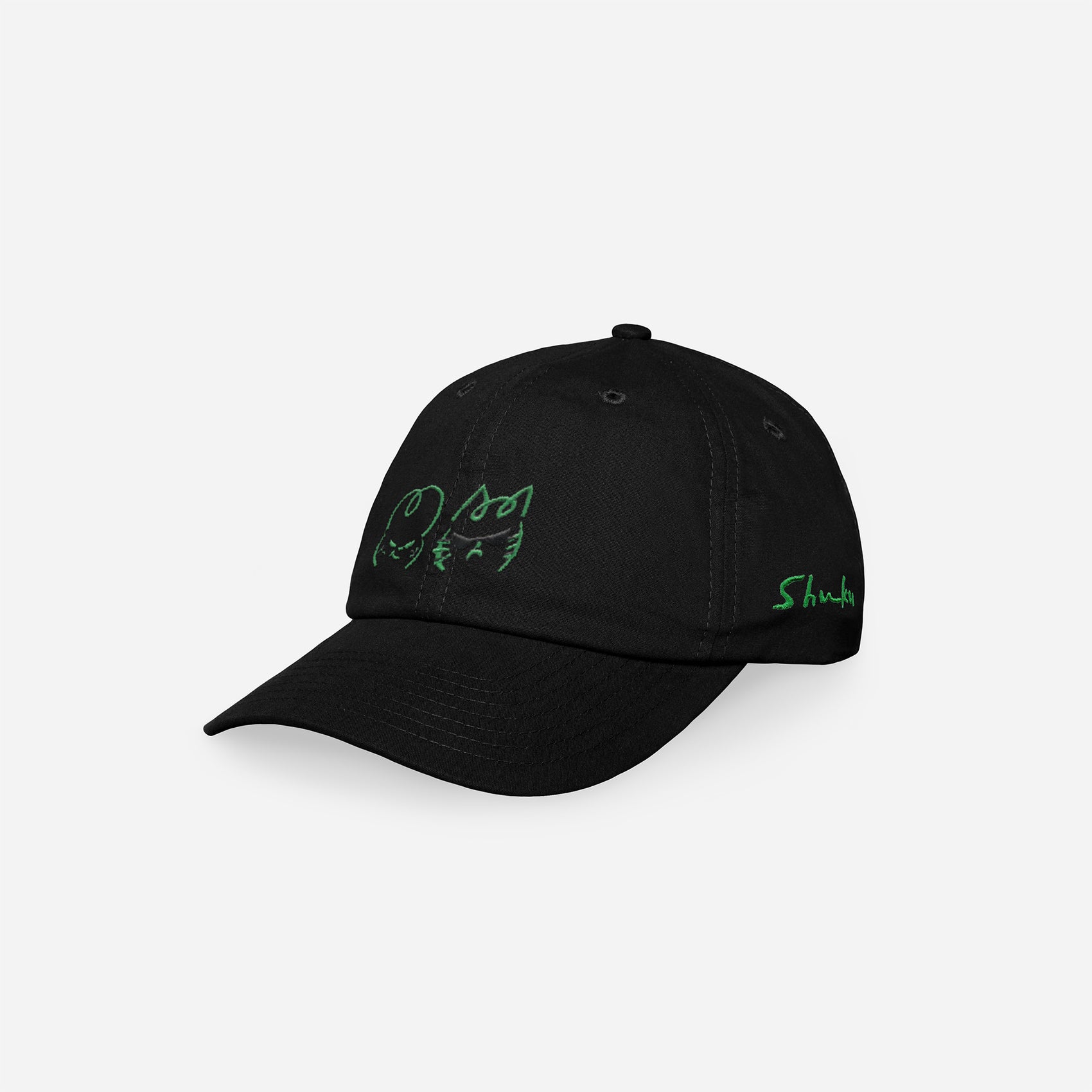 Dude & Bestie x Shuku Be Bold Classic Cotton Polo Cap Black Color