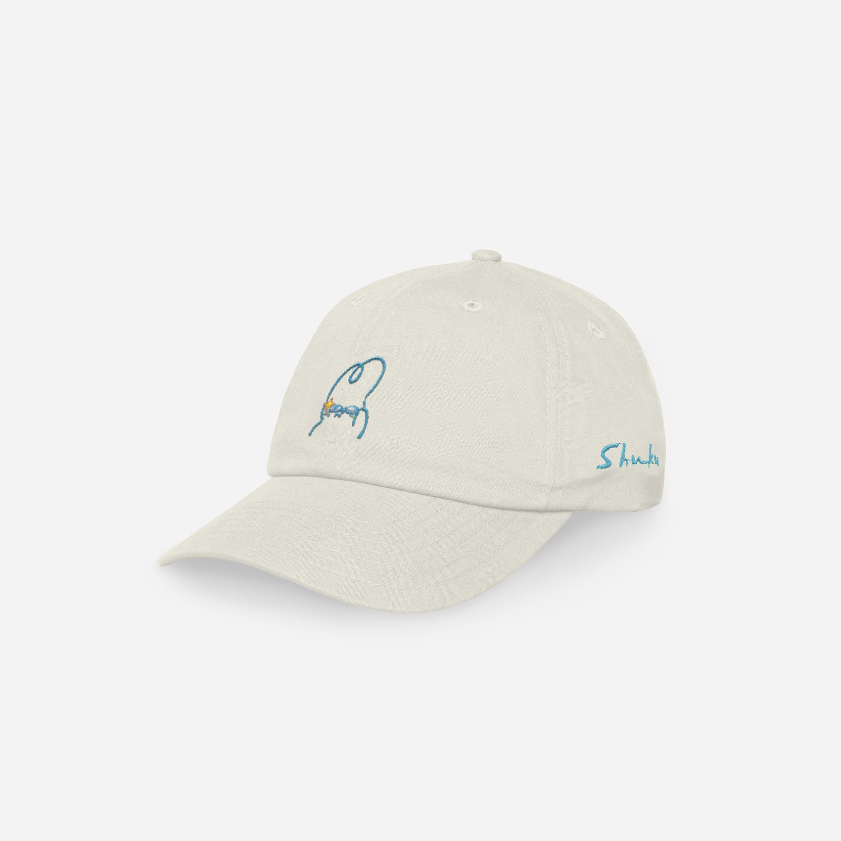 Dude & Bestie x Shuku Gotcha Classic Cotton Polo Cap Beige Color