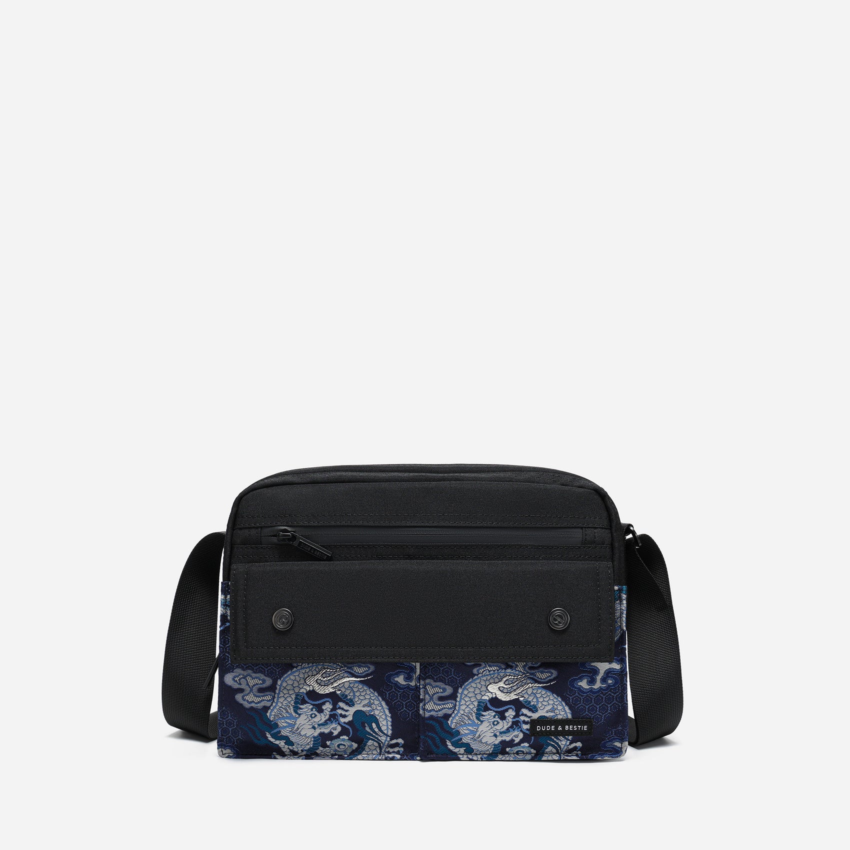 Dude & Bestie Skyline Nishijin'ori Crossbody Bag - Ganryu