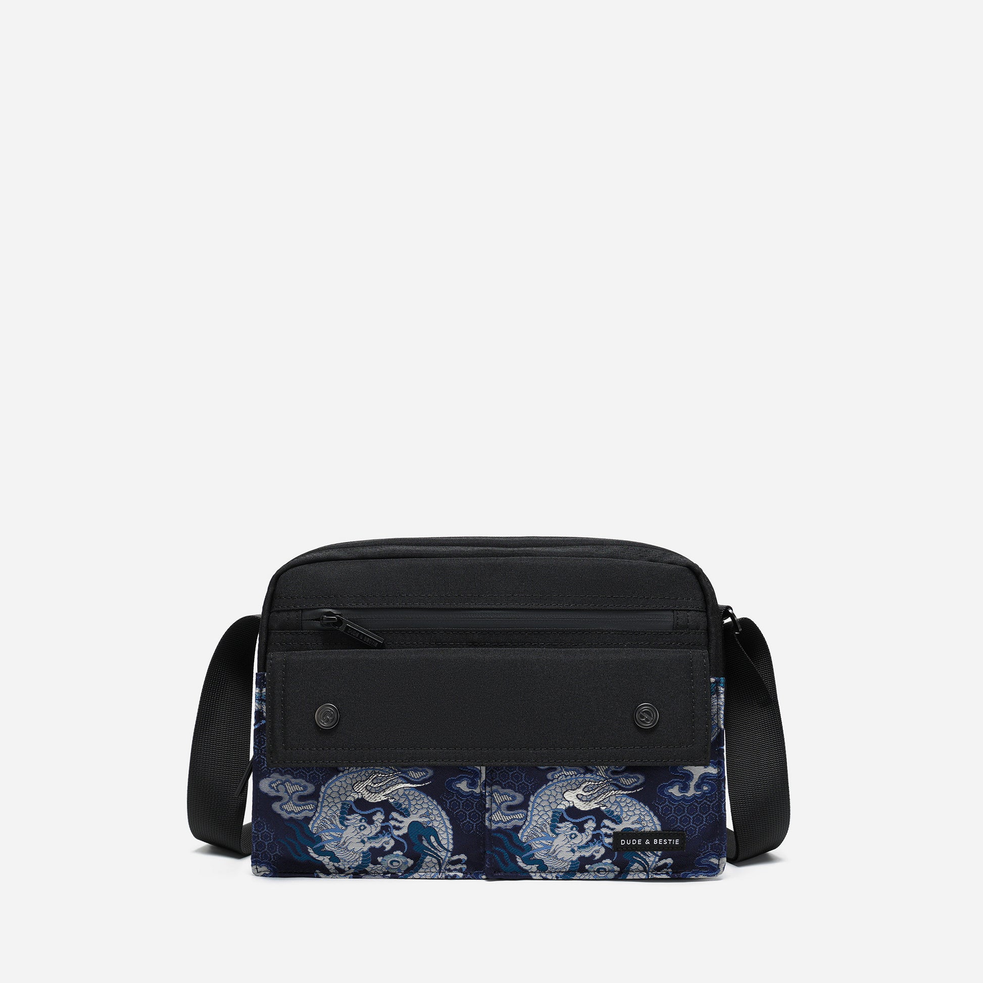 Dude & Bestie Skyline Nishijin'ori Crossbody Bag - Ganryu