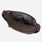 Dude & Bestie Small Puff Crossbody Bag in Chocolate Brown Color