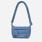 Small Puff Corduroy Crossbody Bag (Retro Blue)