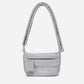 Small Puff Corduroy Crossbody Bag (Dove Gray)