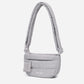 Small Puff Corduroy Crossbody Bag (Dove Gray)