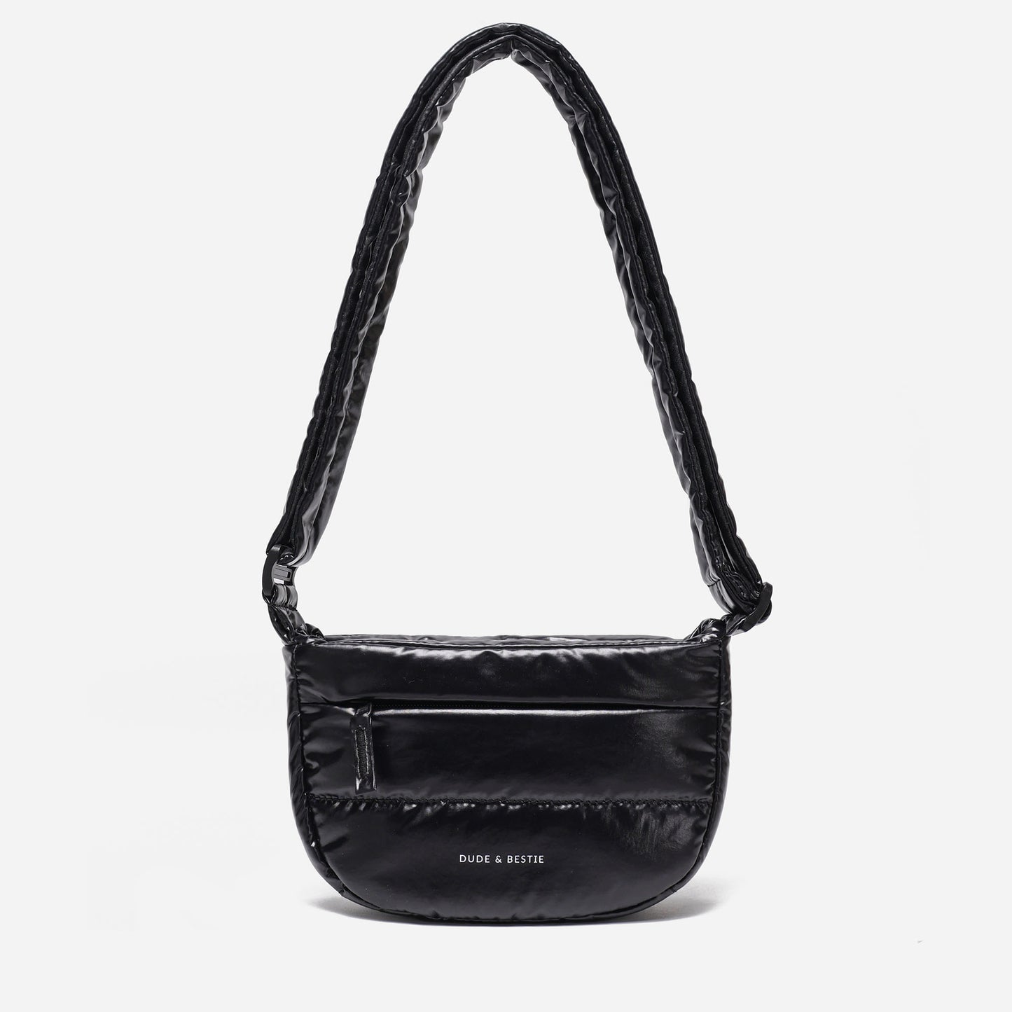 Small Puff Crossbody Bag Polish Series (Black)