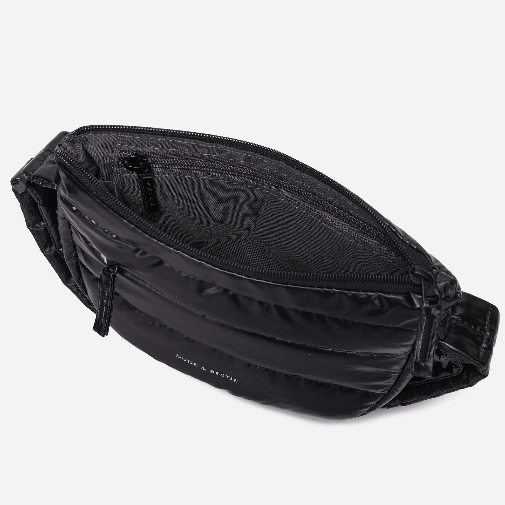 Small Puff Crossbody Bag Polish Series (Black)