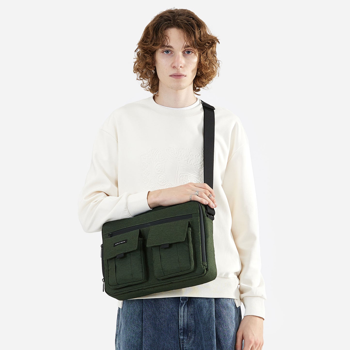 Roman Crossbody Bag (Olive)