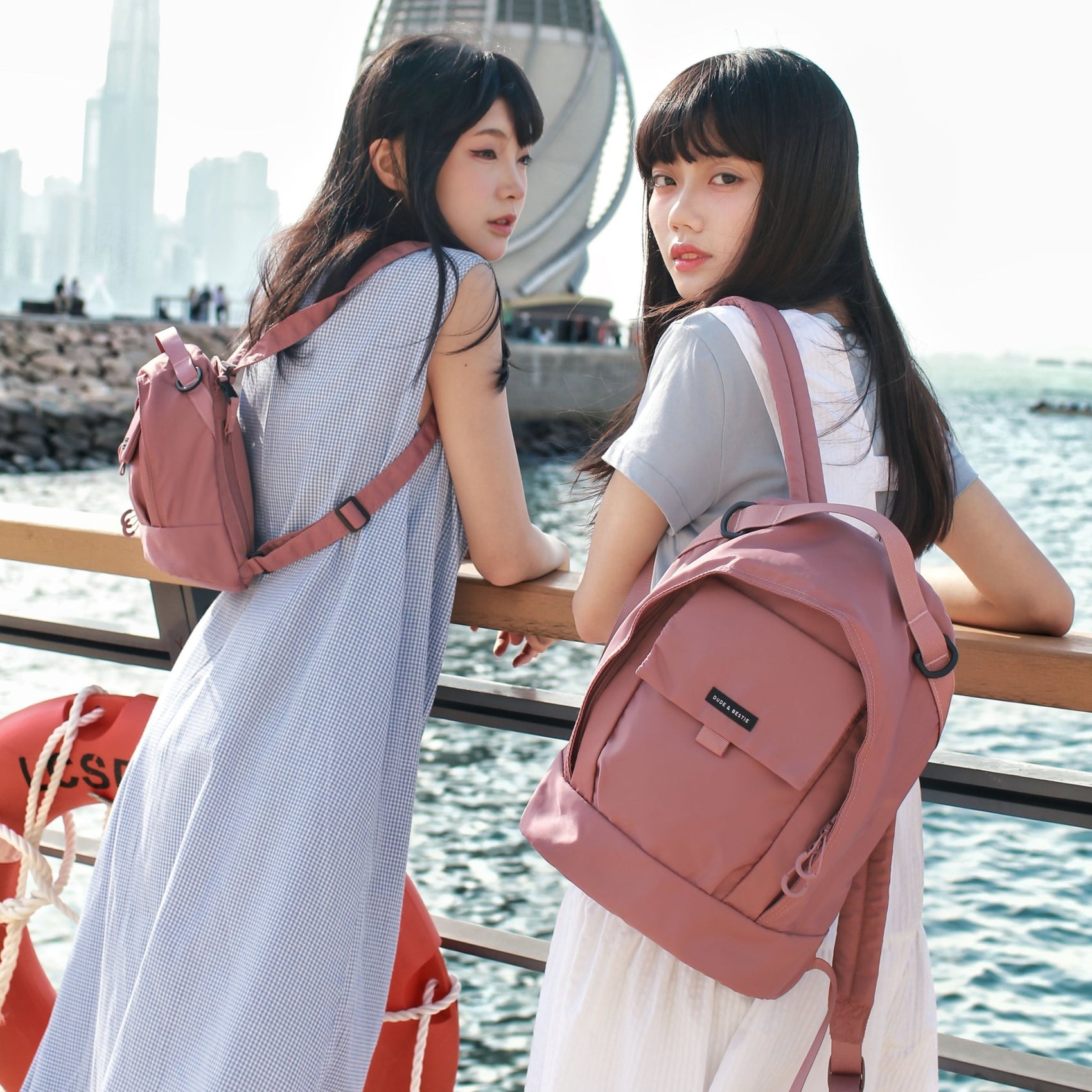 Gemini Backpack Dusty Pink